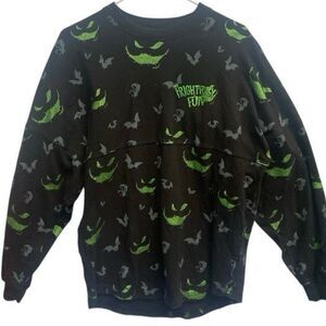 Disney's The Nightmare Before Christmas Black Oggie Boogie Spirt Jersey Sz Small